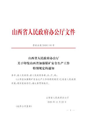 晋政办发〔2020〕 91号山西省人民政府特别规定.pdf预览图