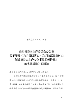 晋安办发〔2024〕34 号 山西省关于硬措施的实施措施.pdf预览图